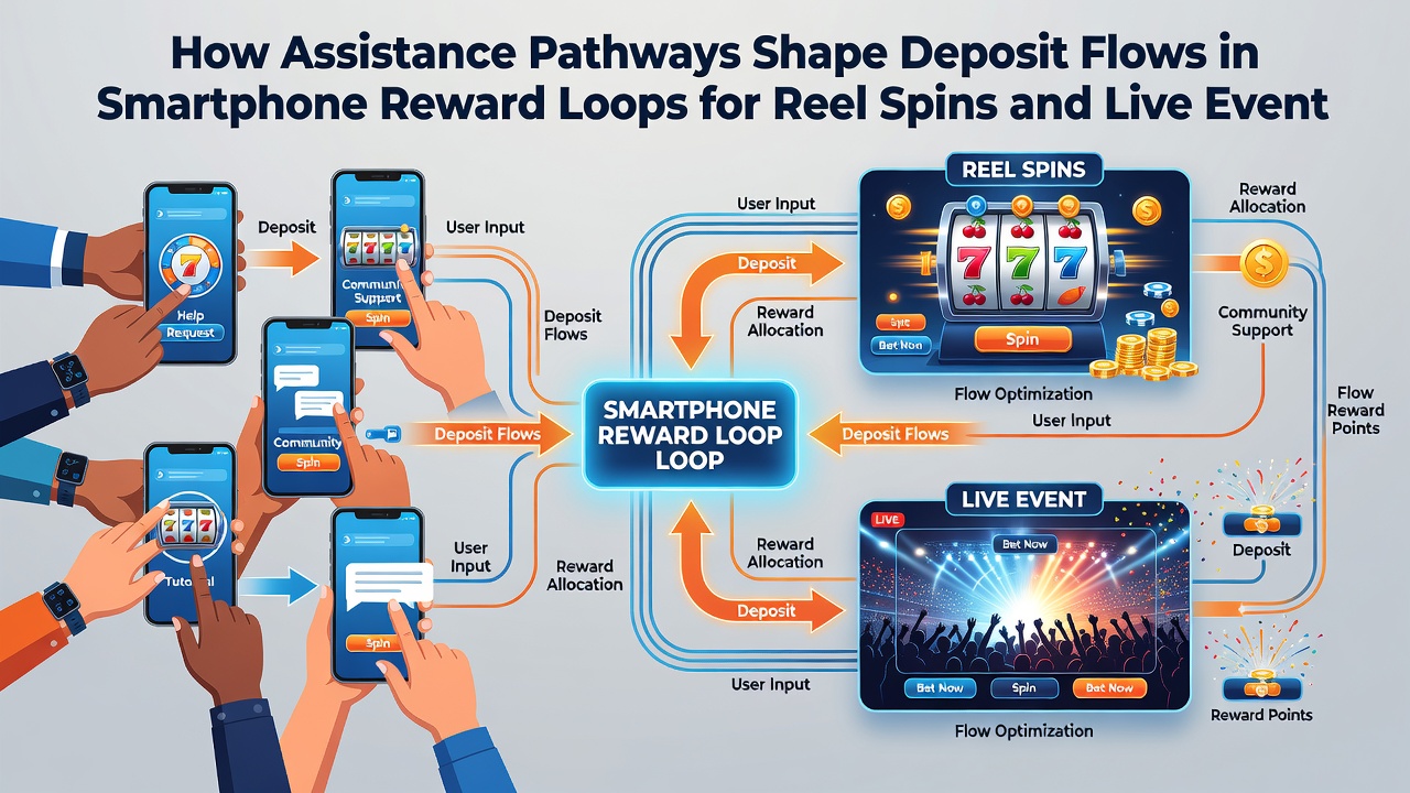 Analyse-Diagramm zu Einzahlungsströmen und Support-Kanälen in mobilen Belohnungssystemen für Slots und Live-Wetten