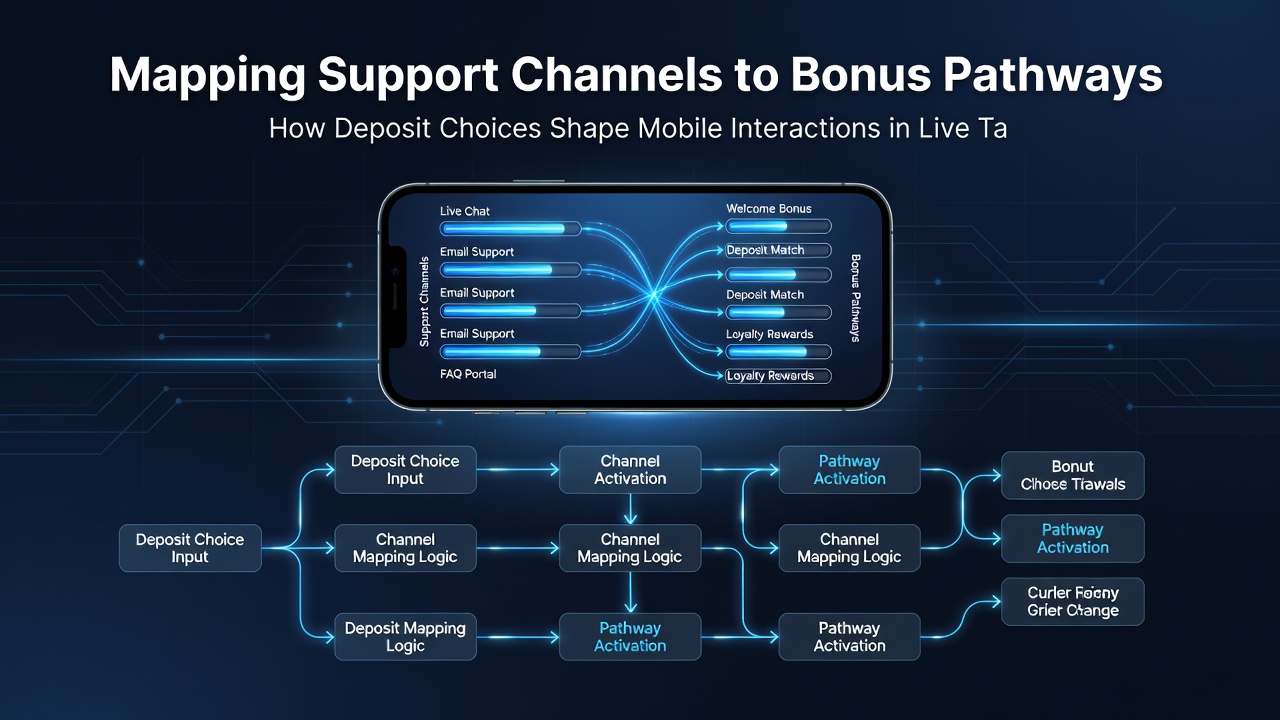 Darstellung von Support-Kanälen und Einzahlungspfaden in mobilen Sportwetten- und Live-Tisch-Apps
