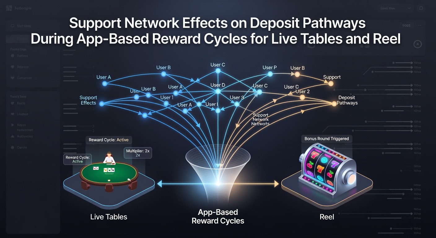 Vergleich der Support-Netzwerkeffekte auf Einzahlungen bei Live-Tischen versus Walzenspielen in Apps
